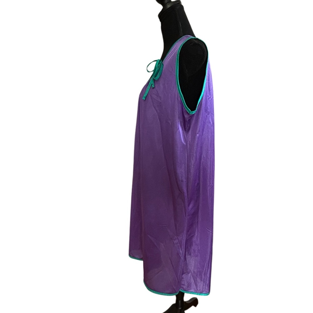 💚💜 2 VINTAGE ANTHONY RICHARDS NIGHTGOWNS! GORGEOUS COLORS! RARE!! - Picture 6 of 16